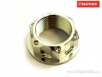 Dado del coperchio Pro Bolt M24 x 1.00 mm in alluminio argentato - Honda ADV 350 A ABS / CB 1000 F Super Four - R - RA ABS - JM