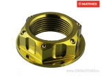 Écrou de tête de cylindre M24 x 1.00 mm en titane doré - Honda ADV 350 A AB / CB 1000 F Super Four / CL 350 K Scrambler / VF 