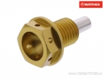 Wtyczka spustowa JMP Bolt M12 x 1.50 x 15 mm aluminiowy złoty - JM