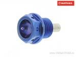 Botão de drenagem de óleo com ímã Pro Bolt M14 x 1.50 x 12 mm titânio azul - JM