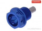 Tappo di scarico olio con magnete JMP Bolt M14 x 1.50 x 12 mm alluminio blu - JM