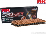 Corrente laranja RK XW-RING OR520ZXW / 114 - Ducati Panigale 1000 V4 R / Kawasaki Z 800 / ZX-10R 1000 S Ninja - RK