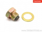 Capac (buson) magnetic oil drain plug M14X1.25 (with washer and gasket) - Cagiva Navigator 1000 Gussrad / Kawasaki KLV 1000 A - 