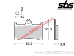 Voorremblokken - SBS 634DC (dubbel carbon) - (SBS)