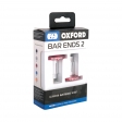 Handlebar End Caps BarEnds 2 (Red / set) - Oxford