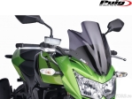 Pára-brisa de corrida Puig naked fumê escuro - Kawasaki Z 750 L ('07-'10) / Z 750 R ('12-'14) / Z 750 M ABS ('07-'09) - Puig