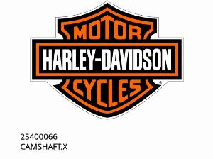 ÁRBOL DE LEVAS, X - 25400066 - Harley-Davidson