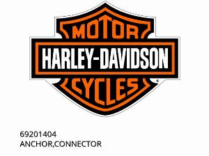 ÂNCORA, CONECTOR - 69201404 - Harley-Davidson