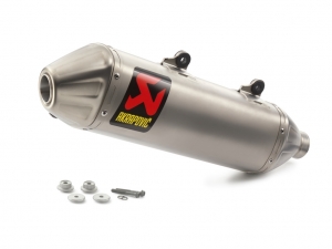 Échappement Akrapovic (ligne Slip-on) en titane KTM 350 SX-F ('16-'17) / 450 EXC-F / 450 EXC-F Six Days ('17-'19) - KTM