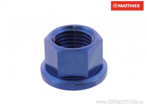 Écrou à Bride en Titane Bleu Pro Bolt M12 x 1.25 mm - JM