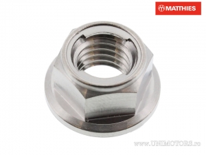 Écrou à collier autobloquant Pro Bolt M10 x 1.50 mm titane gris - Aprilia Caponord 1200 ABS / Mana 850 GT ABS - JM