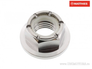 Écrou à collier autobloquant Pro Bolt M10 x 1.50 mm titane gris - Aprilia Caponord 1200 ABS / Mana 850 GT ABS - JM