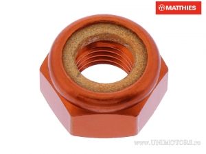 Écrou à verrouillage automatique Pro Bolt M10 x 1.25 mm aluminium orange - JM