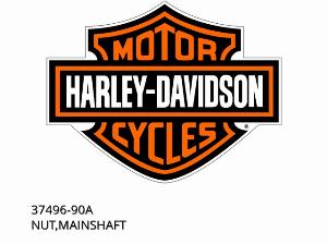 ÉCROU, ARBRE PRINCIPAL - 37496-90A - Harley-Davidson