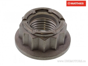 Écrou autobloquant Pro Bolt M10 x 1.00 mm BI-HEX - Titane Gris - Ducati 1098 1098 Biposto/Monoposto / 1098 1198 R - JM