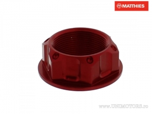 Écrou de carter Pro Bolt M24 x 1.00 mm en aluminium rouge - Honda ADV 350 A ABS / CB 1000 F Super Four - R - RA ABS / CB 1100 A