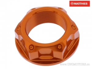 Écrou de cylindre Pro Bolt en aluminium orange M22 x 1.00 mm - Aprilia Dorsoduro 750 SMV / Pegaso 650 ie Tundra - JM