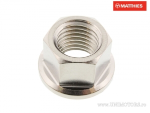 Écrou de pignon arrière Pro Bolt M12 x 1.25 mm Acier inoxydable A4 - Honda CB 500 / Triumph Adventurer 900 / Yamaha XVS 1300 A