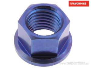 Écrou de pignon arrière Pro Bolt M12 x 1.50 mm titane bleu - BMW HP4 1000 ABS / S 1000 RR / HP4 1000 Competition ABS - JM