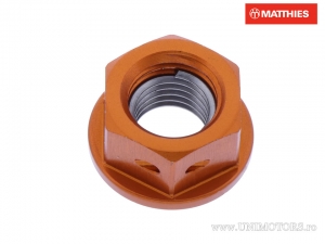 Écrou de pignon arrière Pro Bolt M8 x 1,25 mm Aluminium Racing Orange - Aprilia Pegaso 650 / EC 250 F 4T / XR 500 R - JM