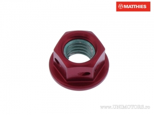 Écrou de pignon arrière Pro Bolt M8 x 1.25 mm Aluminium Racing Rouge - JM