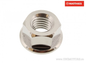 Écrou de pignon arrière Pro Bolt M8 x 1,25 mm en acier inoxydable A4 doré - Aprilia Pegaso 650 / VFR 800 FI / FE 350 / Husabe