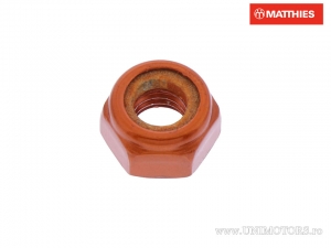 Écrou de Verrouillage Pro Bolt M6 x 1.00 mm Aluminium Orange - JM