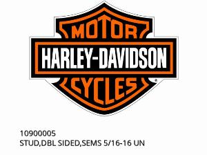 ÉCROU, DOUBLE FACE, SEMS 5/16-16 UN - 10900005 - Harley-Davidson