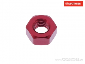 Écrou en Aluminium Rouge Pro Bolt M6 x 1.00 mm - JM