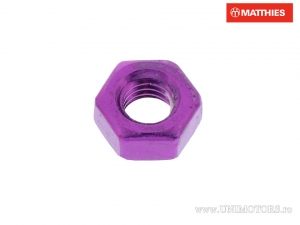 Écrou en Aluminium Violet Pro Bolt M6 x 1,00 mm - JM