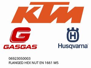 Écrou hexagonal à bride EN 1661 M5 - 06923050003 - KTM