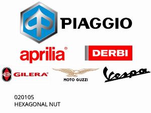 ÉCROU HEXAGONAL - 020105 - Piaggio