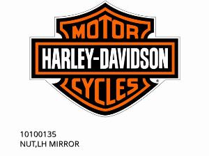 ÉCROU, MIROIR GAUCHE - 10100135 - Harley-Davidson