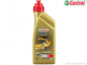 Óleo Castrol Power 1 Racing 4T - HC sintético 5W40 1L