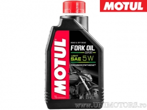 Óleo de garfo Motul Expert 5W 1L - leve