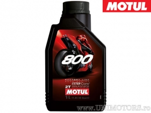 Óleo de mistura Motul 800 Road Racing - 100% sintético 2T 1L