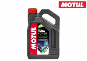 Óleo de mistura - Motul Snow Power 2T 4 litros - tecnossíntese - semi-sintético - Motul