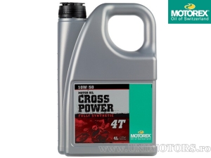 Óleo Motorex Cross Power 4T - totalmente sintético 10W50 4L