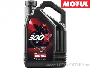 Óleo Motul 300V - 100% sintético 15W50 4L