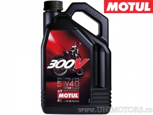 Óleo Motul 300V Offroad - 100% sintético 5W40 4L