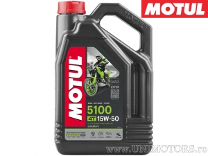 Óleo Motul 5100 - semissintético 15W50 4T 4L