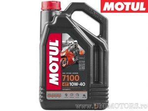 Óleo Motul 7100 - 100% sintético 10W40 4T 4L