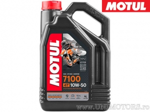 Óleo Motul 7100 - 100% sintético 10W50 4T 4L