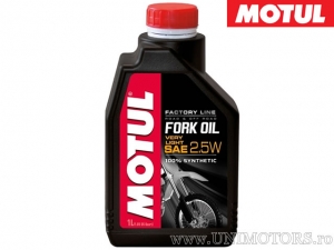 Óleo para garfo Motul Factory Line 2.5W 1L - muito leve