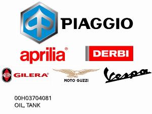 ÖL, TANK - 00H03704081 - Piaggio