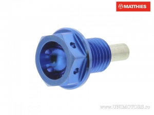 Ölablassschraube mit Magnet Pro Bolt M12 x 1.50 x 15 mm blau Titan - JM