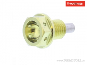 Ölablassschraube mit Magnet Pro Bolt M12 x 1.50 x 15 mm Gold-Titan - JM