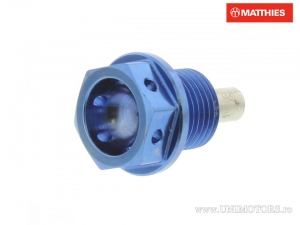 Ölablassschraube mit Magnet Pro Bolt M14 x 1.25 x 12 mm blau Titan - JM