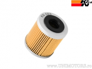 Ölfilter Racing KN-563 - Aprilia RS 125 / Tuono 125 / Derbi Mulhacen 125 / Husqvarna SM 530 / Zündapp ZXM 125 - K&N