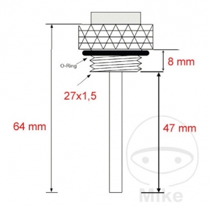 Öltemperaturanzeige - Yamaha VMX-12 1200 D Vmax ('92-'93) / VMX-12 1200 DC Vmax ('92-'93) / VMX-12 1200 U Vmax ('88-'89) - JM